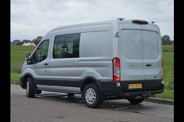 Ford Transit 350 2.0 TDCI L2H2 DC Trend Leer Cruise Trekhaak Carplay Ford Transit 350 2.0 TDCI L2H2 DC Trend Leer Cruise Trekhaak Carplay