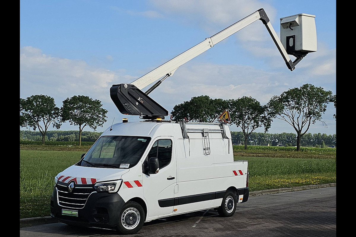 Renault Master 2.3 L2H2 Hoogwerker 10.5M- 12Meter-Werkhoogte Nacelle Airco Nieuw-Model Euro6! Renault Master 2.3 L2H2 Hoogwerker 10.5M- 12Meter-Werkhoogte Nacelle Airco Nieuw-Model Euro6!