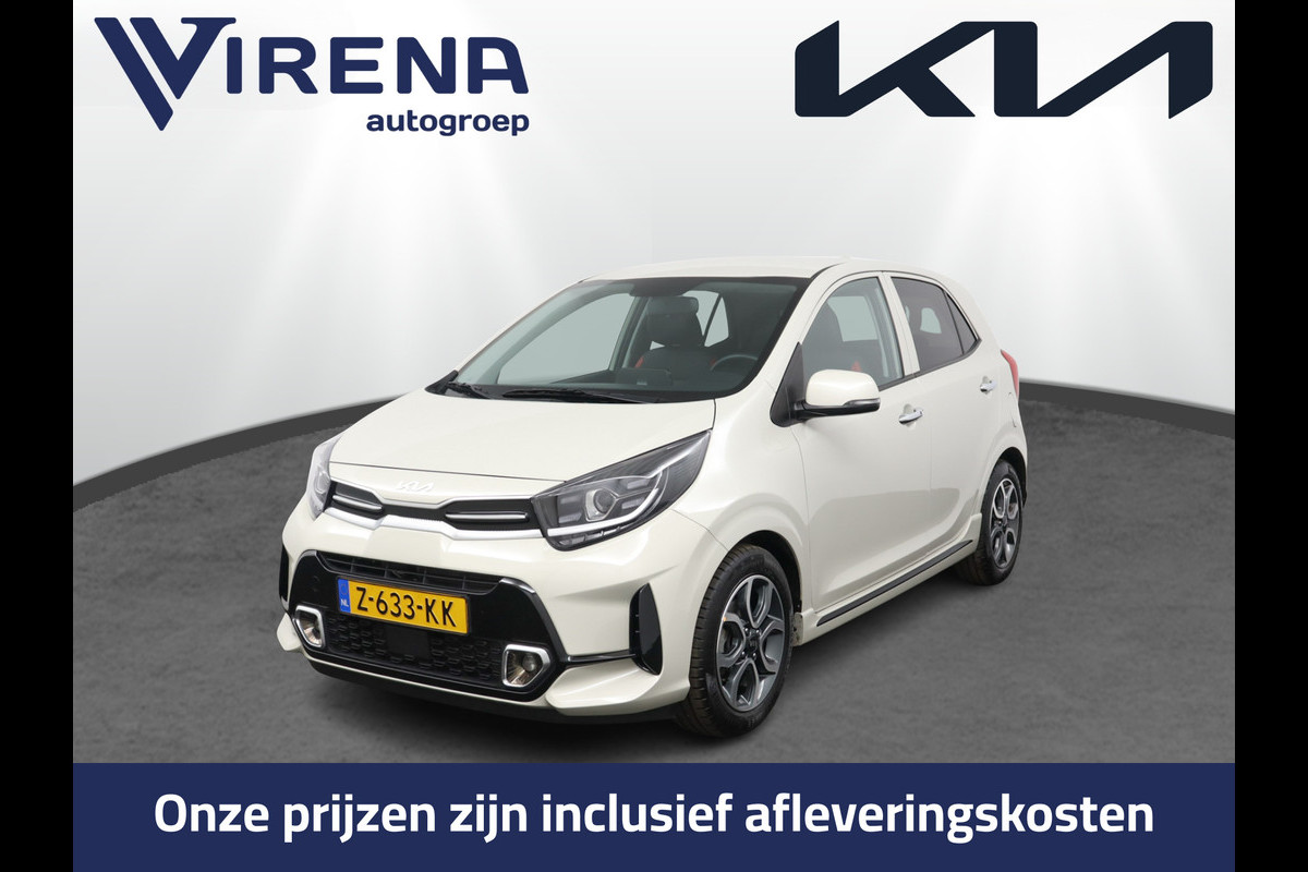 Kia Picanto 1.0 DPi GT-Line Apple Carplay/Android Auto - Cruise Control - Climate Control - Lederen Bekleding - Navigatie - Achteruitrijcamera - Fabrieksgarantie tot 04-2031 Kia Picanto 1.0 DPi GT-Line Apple Carplay/Android Auto - Cruise Control - Climate Control - Lederen Bekleding - Navigatie - Achteruitrijcamera - Fabrieksgarantie tot 04-2031
