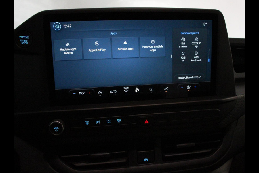 Ford Transit Custom 300 2.0 TDCI L2H1 Automaat Trend Nieuw Model | Navigatie | Camera | Parkeersensoren | Trekhaak | Airco | Betimmering | Cruise Control