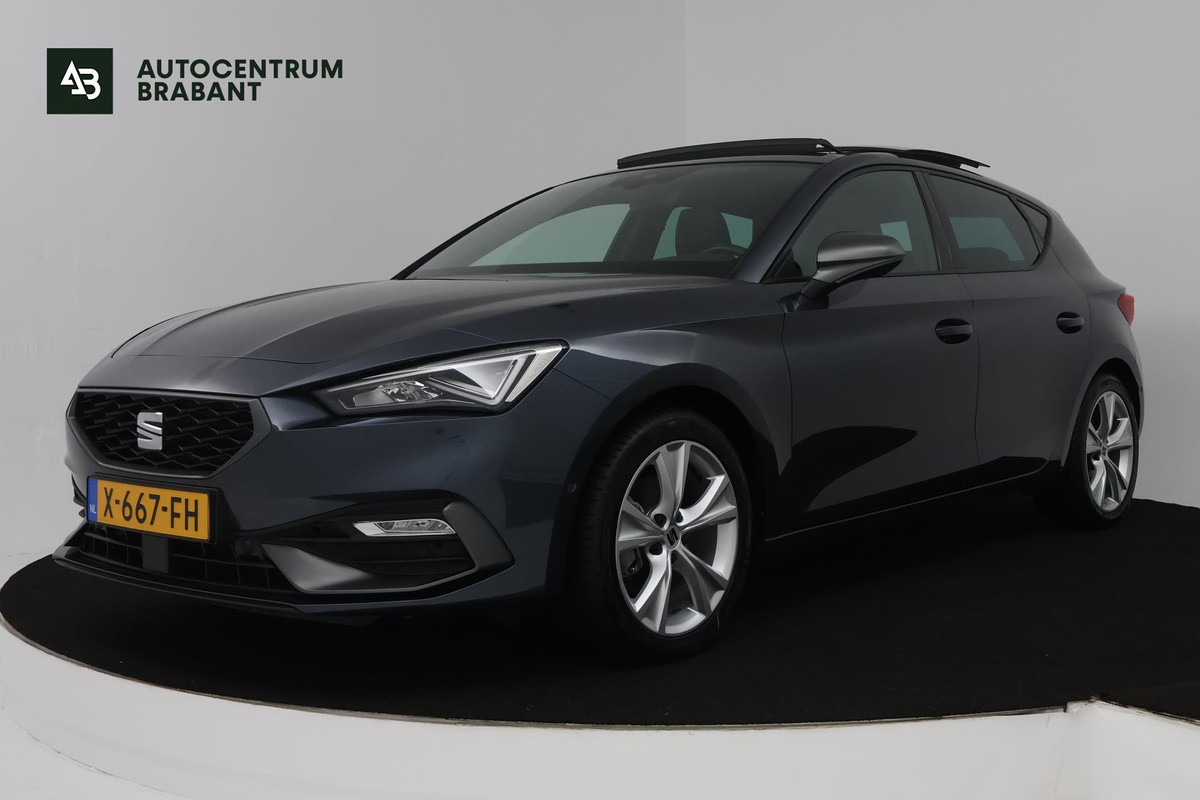 Seat Leon 1.0 eTSI FR Business Intense (PANORAMADAK, TREKHAAK, SFEERVERLICHTING, CAMERA, CARPLAY. CRUISE CONTROL ADAPTIEF) Seat Leon 1.0 eTSI FR Business Intense (PANORAMADAK, TREKHAAK, SFEERVERLICHTING, CAMERA, CARPLAY. CRUISE CONTROL ADAPTIEF)