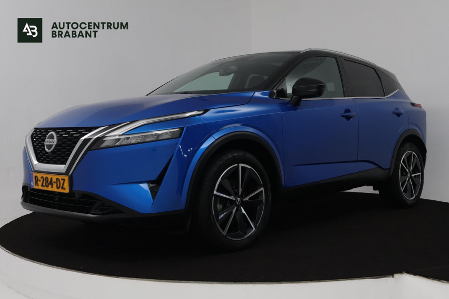 Nissan QASHQAI 1.3 MHEV Xtronic Tekna Plus (PANORAMADAK, TREKHAAK, DIGITALE COCKPIT, CAMERA, STOELVERWARMING, ELEKTR STOELEN)
