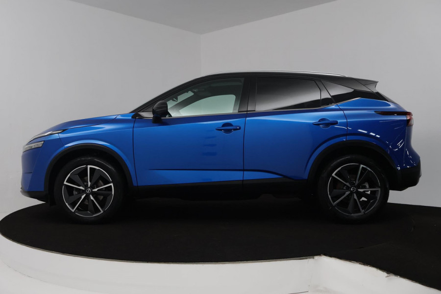 Nissan QASHQAI 1.3 MHEV Xtronic Tekna Plus (PANORAMADAK, TREKHAAK, DIGITALE COCKPIT, CAMERA, STOELVERWARMING, ELEKTR STOELEN)