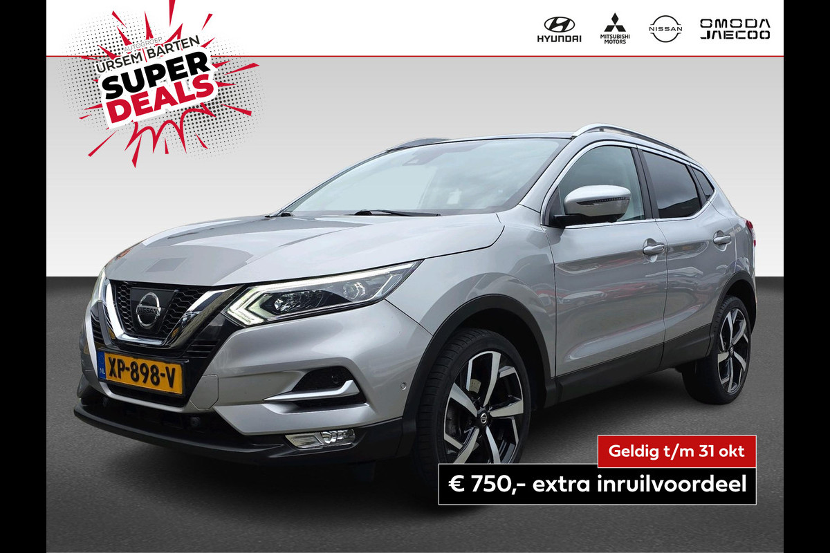 Nissan QASHQAI 1.2 Tekna | halfleder | panoramadak | stoelverwarming | LED | 19" velgen | Nissan QASHQAI 1.2 Tekna | halfleder | panoramadak | stoelverwarming | LED | 19" velgen |