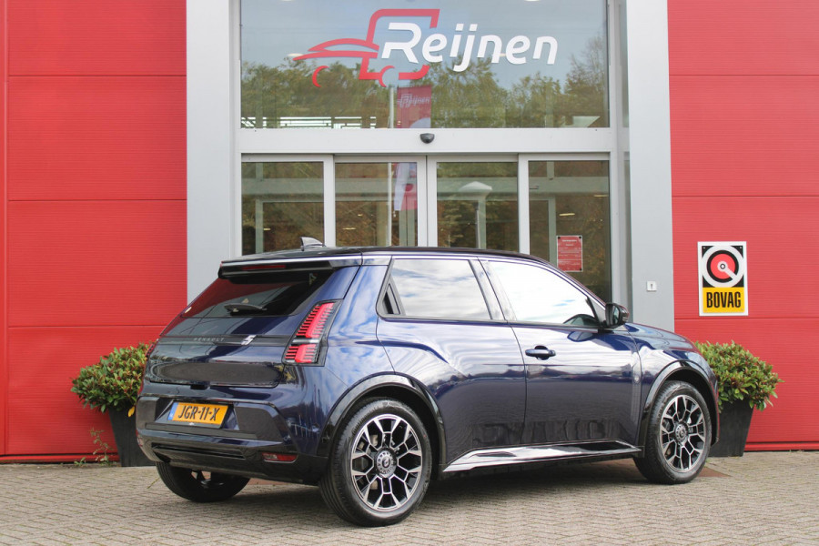 Renault 5 150PK COMFORT RANGE ROLAND-GARROS 52 kWh | NAVIGATIE SYSTEEM MET GOOGLE INTERGRATIE | HARMAN KARDON PREMIUM AUDIO | FULL LED KOPLAMPEN MET MICRO-OPTICS EN FRANSE VLAG | 10"R-LINK MULTIMEDIA | 18"GRONO LICHTMETALEN VELGEN | TWO-TONE CAROSSERIE KLEUR I.C.M. WARM TITANIUM DAKLIJSTEN | ELEKTRISCH VERWARMDE VOOR STOELEN / STUUR | BESTUURDERSSTOEL MET ELEKTRISCH VERSTELBARE LENDESTEUN | AUTOMATISCH INPARKEREN | FLANK GUARD PROTECTION | ADAPTIEVE CRUISE CONTROL MET STOP & GO | ACHTERUITRIJCAMERA | PRIVATIE GLASS | SFEERVERLICHTING IN DIVERSE KLEUREN | Renault 5 150PK COMFORT RANGE ROLAND-GARROS 52 kWh | NAVIGATIE SYSTEEM MET GOOGLE INTERGRATIE | HARMAN KARDON PREMIUM AUDIO | FULL LED KOPLAMPEN MET MICRO-OPTICS EN FRANSE VLAG | 10"R-LINK MULTIMEDIA | 18"GRONO LICHTMETALEN VELGEN | TWO-TONE CAROSSERIE KLEUR I.C.M. WARM TITANIUM DAKLIJSTEN | ELEKTRISCH VERWARMDE VOOR STOELEN / STUUR | BESTUURDERSSTOEL MET ELEKTRISCH VERSTELBARE LENDESTEUN | AUTOMATISCH INPARKEREN | FLANK GUARD PROTECTION | ADAPTIEVE CRUISE CONTROL MET STOP & GO | ACHTERUITRIJCAMERA | PRIVATIE GLASS | SFEERVERLICHTING IN DIVERSE KLEUREN |