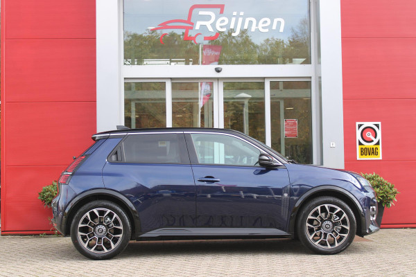 Renault 5 150PK COMFORT RANGE ROLAND-GARROS 52 kWh | NAVIGATIE SYSTEEM MET GOOGLE INTERGRATIE | HARMAN KARDON PREMIUM AUDIO | FULL LED KOPLAMPEN MET MICRO-OPTICS EN FRANSE VLAG | 10"R-LINK MULTIMEDIA | 18"GRONO LICHTMETALEN VELGEN | TWO-TONE CAROSSERIE KLEUR I.C.M. WARM TITANIUM DAKLIJSTEN | ELEKTRISCH VERWARMDE VOOR STOELEN / STUUR | BESTUURDERSSTOEL MET ELEKTRISCH VERSTELBARE LENDESTEUN | AUTOMATISCH INPARKEREN | FLANK GUARD PROTECTION | ADAPTIEVE CRUISE CONTROL MET STOP & GO | ACHTERUITRIJCAMERA | PRIVATIE GLASS | SFEERVERLICHTING IN DIVERSE KLEUREN | Renault 5 150PK COMFORT RANGE ROLAND-GARROS 52 kWh | NAVIGATIE SYSTEEM MET GOOGLE INTERGRATIE | HARMAN KARDON PREMIUM AUDIO | FULL LED KOPLAMPEN MET MICRO-OPTICS EN FRANSE VLAG | 10"R-LINK MULTIMEDIA | 18"GRONO LICHTMETALEN VELGEN | TWO-TONE CAROSSERIE KLEUR I.C.M. WARM TITANIUM DAKLIJSTEN | ELEKTRISCH VERWARMDE VOOR STOELEN / STUUR | BESTUURDERSSTOEL MET ELEKTRISCH VERSTELBARE LENDESTEUN | AUTOMATISCH INPARKEREN | FLANK GUARD PROTECTION | ADAPTIEVE CRUISE CONTROL MET STOP & GO | ACHTERUITRIJCAMERA | PRIVATIE GLASS | SFEERVERLICHTING IN DIVERSE KLEUREN |