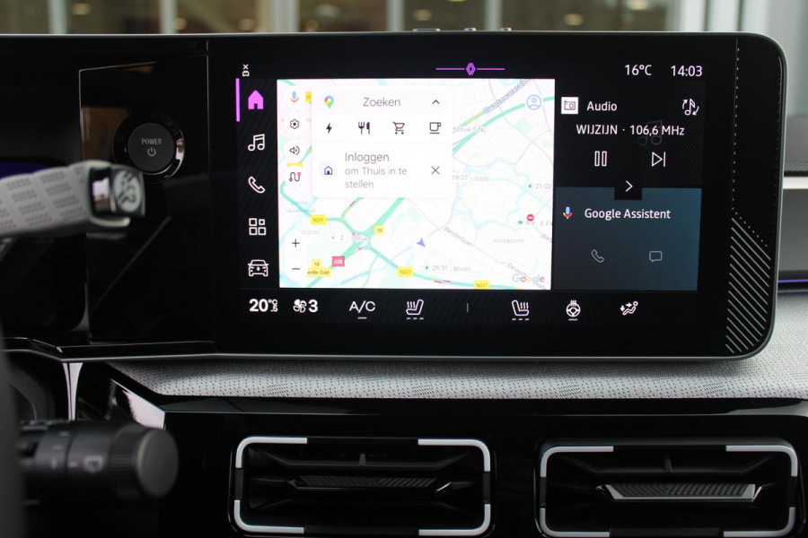 Renault 5 150PK COMFORT RANGE ROLAND-GARROS 52 kWh | NAVIGATIE SYSTEEM MET GOOGLE INTERGRATIE | HARMAN KARDON PREMIUM AUDIO | FULL LED KOPLAMPEN MET MICRO-OPTICS EN FRANSE VLAG | 10"R-LINK MULTIMEDIA | 18"GRONO LICHTMETALEN VELGEN | TWO-TONE CAROSSERIE KLEUR I.C.M. WARM TITANIUM DAKLIJSTEN | ELEKTRISCH VERWARMDE VOOR STOELEN / STUUR | BESTUURDERSSTOEL MET ELEKTRISCH VERSTELBARE LENDESTEUN | AUTOMATISCH INPARKEREN | FLANK GUARD PROTECTION | ADAPTIEVE CRUISE CONTROL MET STOP & GO | ACHTERUITRIJCAMERA | PRIVATIE GLASS | SFEERVERLICHTING IN DIVERSE KLEUREN | Renault 5 150PK COMFORT RANGE ROLAND-GARROS 52 kWh | NAVIGATIE SYSTEEM MET GOOGLE INTERGRATIE | HARMAN KARDON PREMIUM AUDIO | FULL LED KOPLAMPEN MET MICRO-OPTICS EN FRANSE VLAG | 10"R-LINK MULTIMEDIA | 18"GRONO LICHTMETALEN VELGEN | TWO-TONE CAROSSERIE KLEUR I.C.M. WARM TITANIUM DAKLIJSTEN | ELEKTRISCH VERWARMDE VOOR STOELEN / STUUR | BESTUURDERSSTOEL MET ELEKTRISCH VERSTELBARE LENDESTEUN | AUTOMATISCH INPARKEREN | FLANK GUARD PROTECTION | ADAPTIEVE CRUISE CONTROL MET STOP & GO | ACHTERUITRIJCAMERA | PRIVATIE GLASS | SFEERVERLICHTING IN DIVERSE KLEUREN |