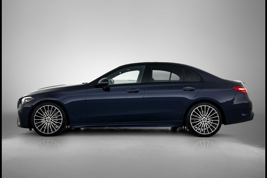 Mercedes-Benz C-Klasse 180 AMG Line Multispaaks lichtmetalen velgen 19 inch. Navigatie | parking support met camera achter | Inclusief 24 maanden MB Certified garantie voor Europa.