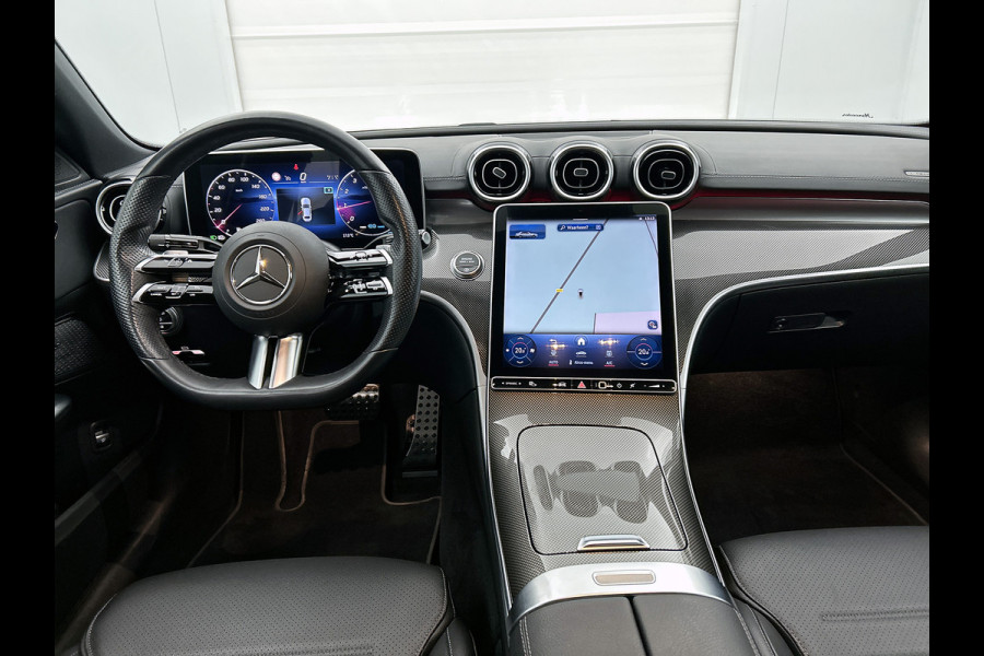 Mercedes-Benz C-Klasse 180 AMG Line Multispaaks lichtmetalen velgen 19 inch. Navigatie | parking support met camera achter | Inclusief 24 maanden MB Certified garantie voor Europa.