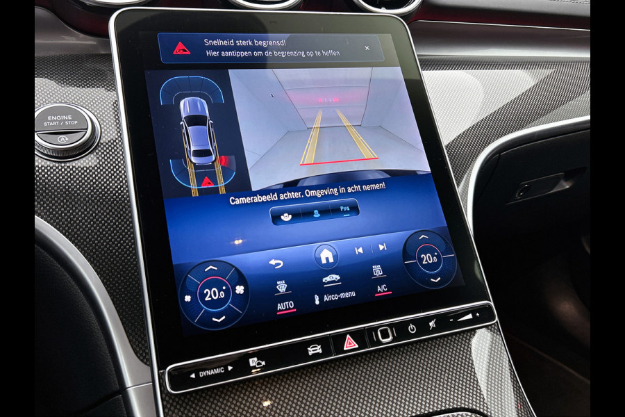 Mercedes-Benz C-Klasse 180 AMG Line Multispaaks lichtmetalen velgen 19 inch. Navigatie | parking support met camera achter | Inclusief 24 maanden MB Certified garantie voor Europa.