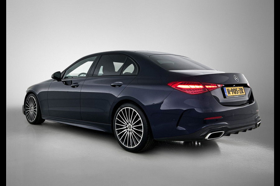 Mercedes-Benz C-Klasse 180 AMG Line Multispaaks lichtmetalen velgen 19 inch. Navigatie | parking support met camera achter | Inclusief 24 maanden MB Certified garantie voor Europa.