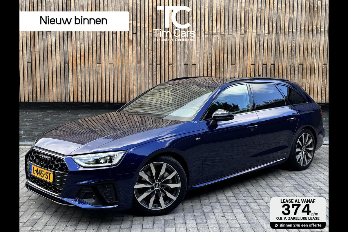 Audi A4 Avant 40 TFSI S edition Competition Automaat | LED koplampen | Cruise control | Climate control | Zwart optiek | Getint glas | A