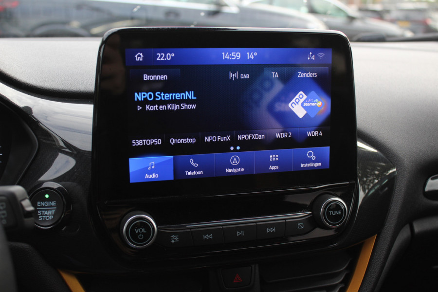 Ford Fiesta 1.0 EcoBoost Active / Camera / CarPlay / Keyless / 18'' / B&O / Stuur+Stoelverwarming / Dodehoek / DAB