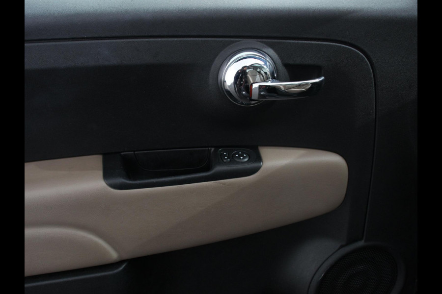 Fiat 500 1.2 Lounge | Navigatie | Lederen Interieur | Climate Control | Panoramadak | Parkeer sensoren