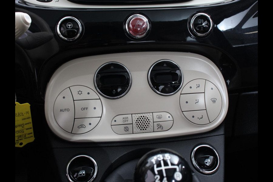 Fiat 500 1.2 Lounge | Navigatie | Lederen Interieur | Climate Control | Panoramadak | Parkeer sensoren