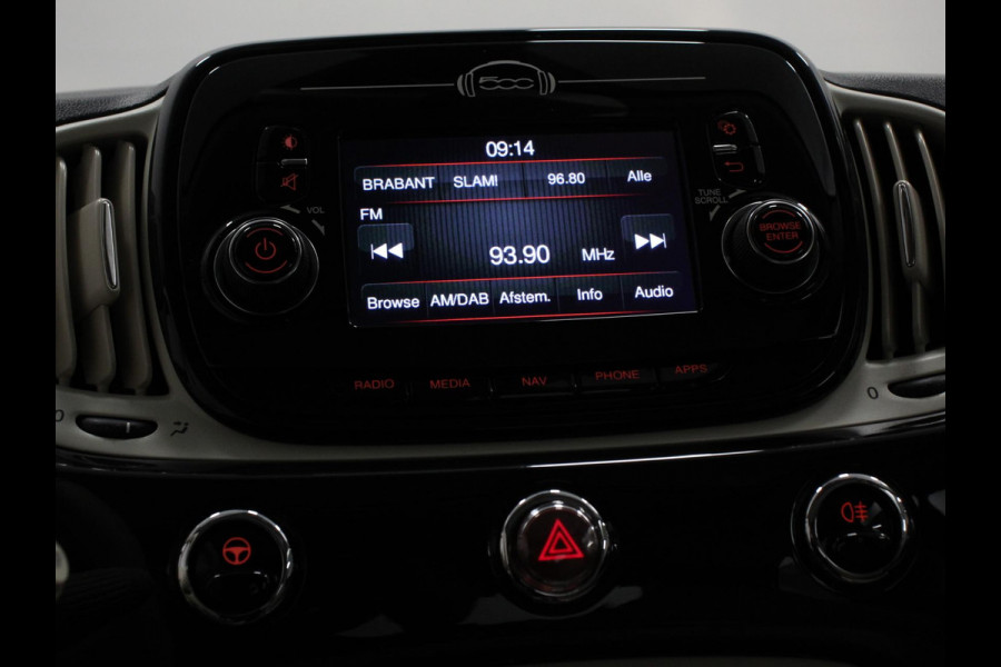 Fiat 500 1.2 Lounge | Navigatie | Lederen Interieur | Climate Control | Panoramadak | Parkeer sensoren