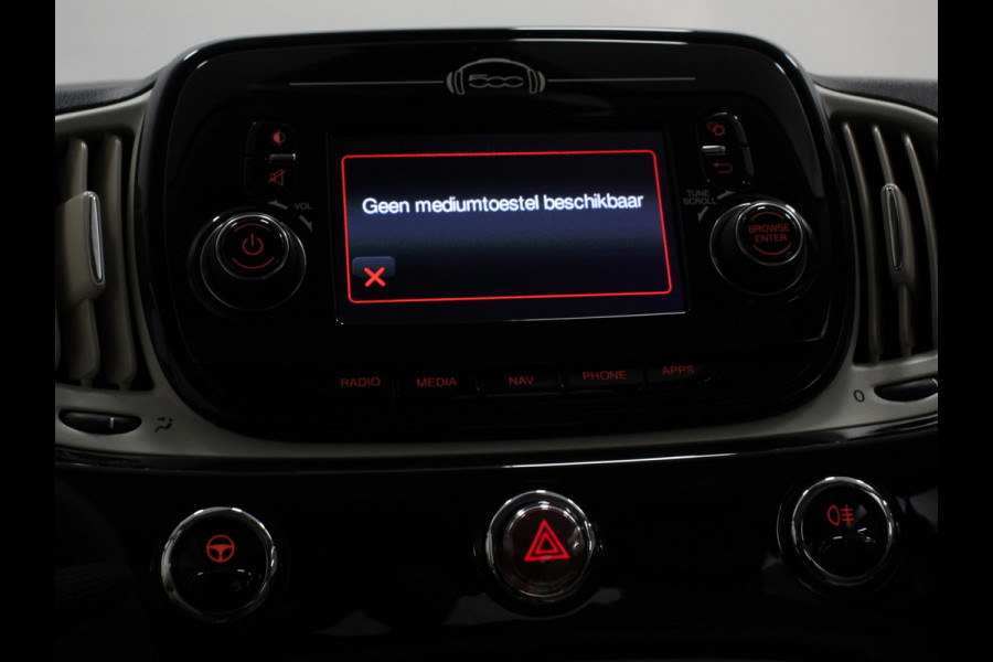 Fiat 500 1.2 Lounge | Navigatie | Lederen Interieur | Climate Control | Panoramadak | Parkeer sensoren