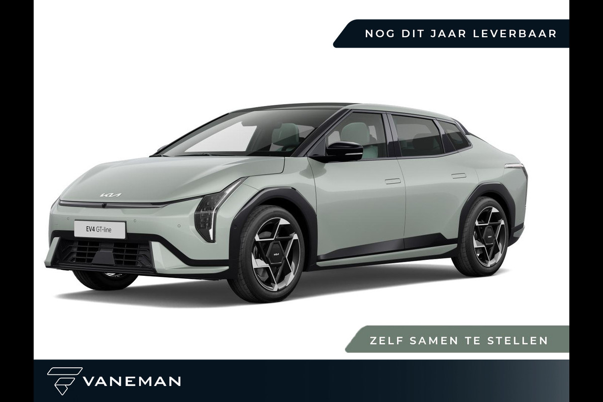Kia EV4 Fastback GT-PlusLine 81.4 kWh | Achterbank verwarmd | Tijdelijk gratis Metallic Lak t.w.v. € 895,- | Zelf samenstellen Kia EV4 Fastback GT-PlusLine 81.4 kWh | Achterbank verwarmd | Tijdelijk gratis Metallic Lak t.w.v. € 895,- | Zelf samenstellen