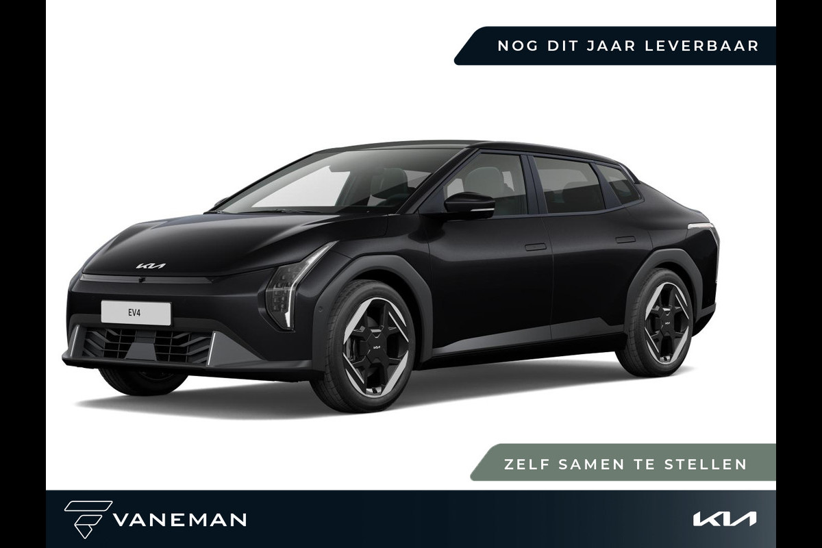 Kia EV4 Fastback Plus 81.4 kWh | Cruise control adaptief met Stop&Go en stuurhulp | Tijdelijk gratis Metallic Lak t.w.v. 895,- | Zelf samenstellen