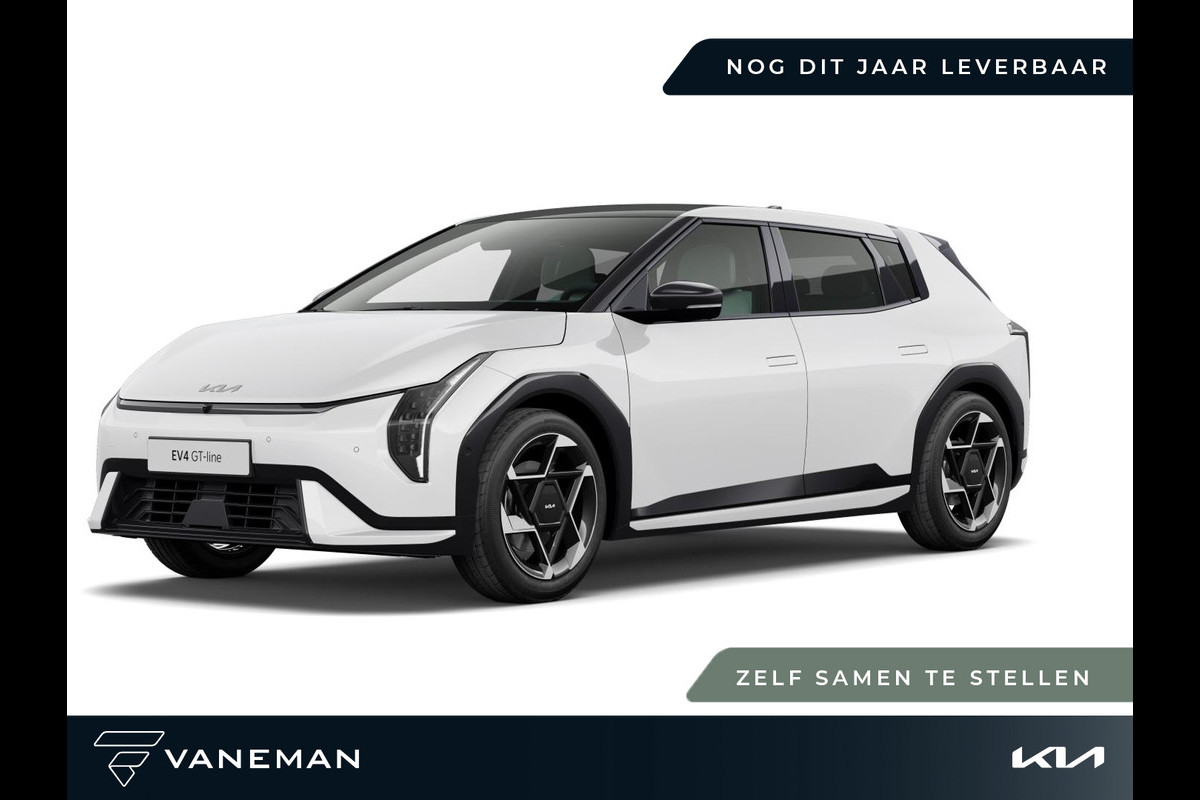 Kia EV4 GT-Line Business Edition 81.4 kWh | DIT JAAR NOG RIJDEN | Tijdelijk gratis Metallic Lak t.w.v. € 895,- | Zelf samenstellen Kia EV4 GT-Line Business Edition 81.4 kWh | DIT JAAR NOG RIJDEN | Tijdelijk gratis Metallic Lak t.w.v. € 895,- | Zelf samenstellen