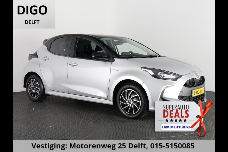 Toyota Yaris 1.5 HYBRID BI-TONE SILVERLINE AUTOMAAT CLOUD NAVI APPLE & ANDROID.CAMERA.TOYOTA GARANTIE TOT 2031 !! Toyota Yaris 1.5 HYBRID BI-TONE SILVERLINE AUTOMAAT CLOUD NAVI APPLE & ANDROID.CAMERA.TOYOTA GARANTIE TOT 2031 !!