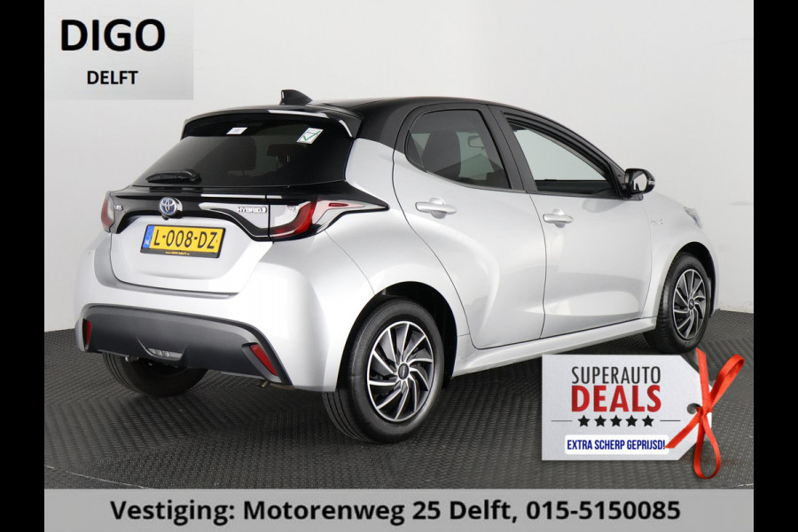 Toyota Yaris 1.5 HYBRID BI-TONE SILVERLINE AUTOMAAT CLOUD NAVI APPLE & ANDROID.CAMERA.TOYOTA GARANTIE TOT 2031 !! Toyota Yaris 1.5 HYBRID BI-TONE SILVERLINE AUTOMAAT CLOUD NAVI APPLE & ANDROID.CAMERA.TOYOTA GARANTIE TOT 2031 !!
