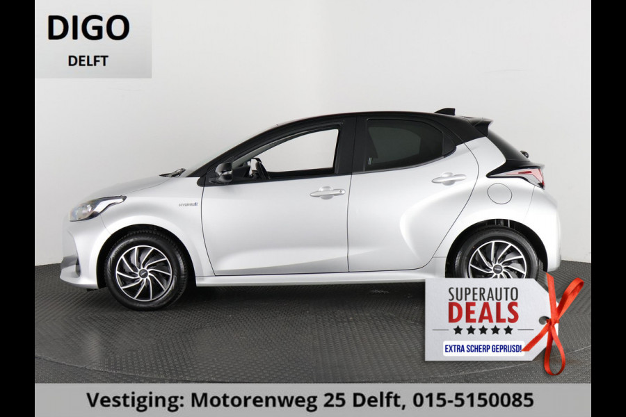 Toyota Yaris 1.5 HYBRID BI-TONE SILVERLINE AUTOMAAT CLOUD NAVI APPLE & ANDROID.CAMERA.TOYOTA GARANTIE TOT 2031 !! Toyota Yaris 1.5 HYBRID BI-TONE SILVERLINE AUTOMAAT CLOUD NAVI APPLE & ANDROID.CAMERA.TOYOTA GARANTIE TOT 2031 !!