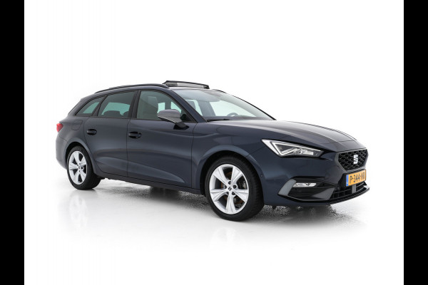 Seat Leon Sportstourer 2.0 TDI FR Business Intense (INCL-BTW) Aut.  *PANO | FULL-LED | ADAPTIVE-CRUISE | DIGI-COCKPIT | NAVI-FULLMAP | LEATHER-MICROFIBRE | CARPLAY | KEYLESS | SHIFT-PADDLES | SPORT-SEATS | AMBIENT-LIGHT | CAMERA | 17''ALU | T