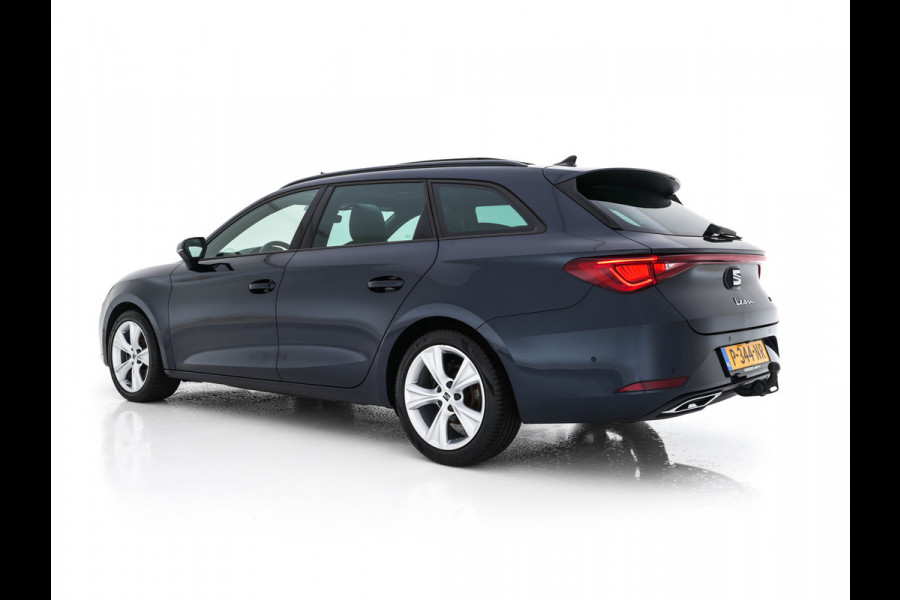 Seat Leon Sportstourer 2.0 TDI FR Business Intense (INCL-BTW) Aut.  *PANO | FULL-LED | ADAPTIVE-CRUISE | DIGI-COCKPIT | NAVI-FULLMAP | LEATHER-MICROFIBRE | CARPLAY | KEYLESS | SHIFT-PADDLES | SPORT-SEATS | AMBIENT-LIGHT | CAMERA | 17''ALU | T