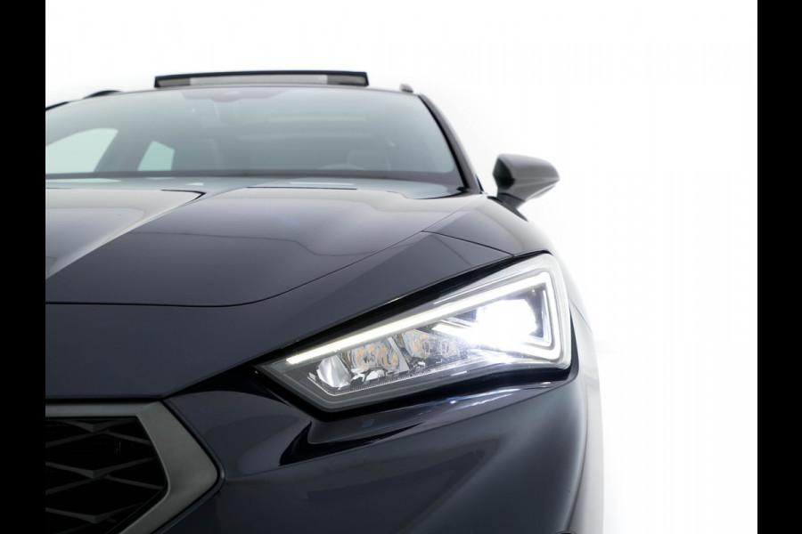 Seat Leon Sportstourer 2.0 TDI FR Business Intense (INCL-BTW) Aut.  *PANO | FULL-LED | ADAPTIVE-CRUISE | DIGI-COCKPIT | NAVI-FULLMAP | LEATHER-MICROFIBRE | CARPLAY | KEYLESS | SHIFT-PADDLES | SPORT-SEATS | AMBIENT-LIGHT | CAMERA | 17''ALU | T