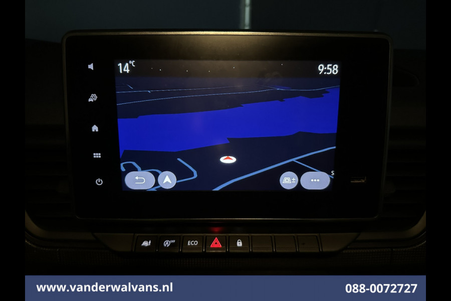 Renault Trafic 2.0 dCi 131pk L2H1 Euro6 Airco | Navigatie | LED | Cruisecontrol | Parkeersensoren Bijrijdersbank, 2500kg trekvermogen