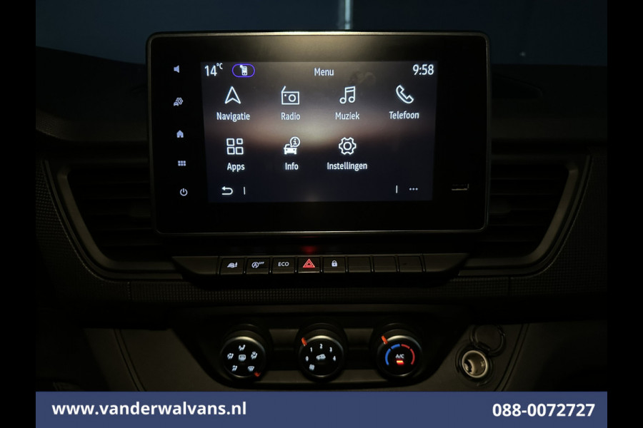 Renault Trafic 2.0 dCi 131pk L2H1 Euro6 Airco | Navigatie | LED | Cruisecontrol | Parkeersensoren Bijrijdersbank, 2500kg trekvermogen
