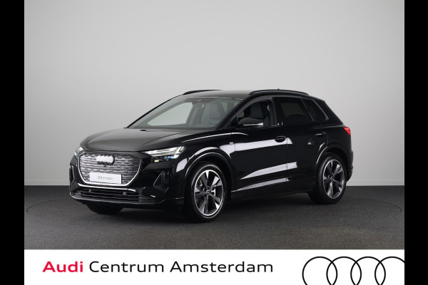 Audi Q4 e-tron 40 S edition 63 kWh 204pk | Achteruitrijcamera | Comfortpakket | Assistentiepakket plus | Optiekpakket zwart plus | Privacy glas | Adaptive cruise control |