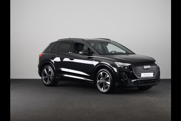 Audi Q4 e-tron 40 S edition 63 kWh 204pk | Achteruitrijcamera | Comfortpakket | Assistentiepakket plus | Optiekpakket zwart plus | Privacy glas | Adaptive cruise control |