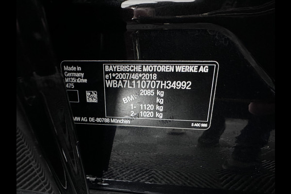 BMW 1-serie M135i xDrive M-Sportpack High Executive Aut. *ALCANTARA-MICROFIBRE | FULL-LED | HEATED-SPORTSEATS | SHIFT-PADDLES | DIGI-COCKPIT | HEAD-UP | NAVI-FULLMAP | DAB+ | PRIVACY-GLASS | AMBIENT-LIGHT | CARBON-INLAY | CARPLAY | 19''ALU*