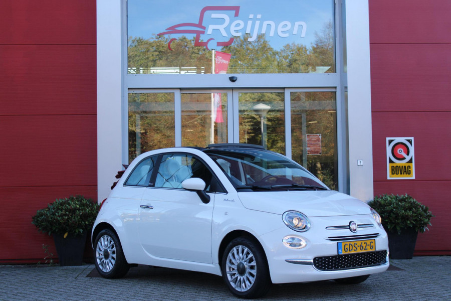 Fiat 500 1.0 72PK HYbrid DOLCEVITA CABRIO | ELEKRISCH BEDIENBAAR CABRIODAK | CLIMATE CONTROL | DAB+ RADIO | CRUISE CONTROL | HALF STOF HALF LEDEREN BEKLEDING | 15"LICHT METALEN VELGEN | LED DAGRIJ VERLICHTING | Fiat 500 1.0 72PK HYbrid DOLCEVITA CABRIO | ELEKRISCH BEDIENBAAR CABRIODAK | CLIMATE CONTROL | DAB+ RADIO | CRUISE CONTROL | HALF STOF HALF LEDEREN BEKLEDING | 15"LICHT METALEN VELGEN | LED DAGRIJ VERLICHTING |