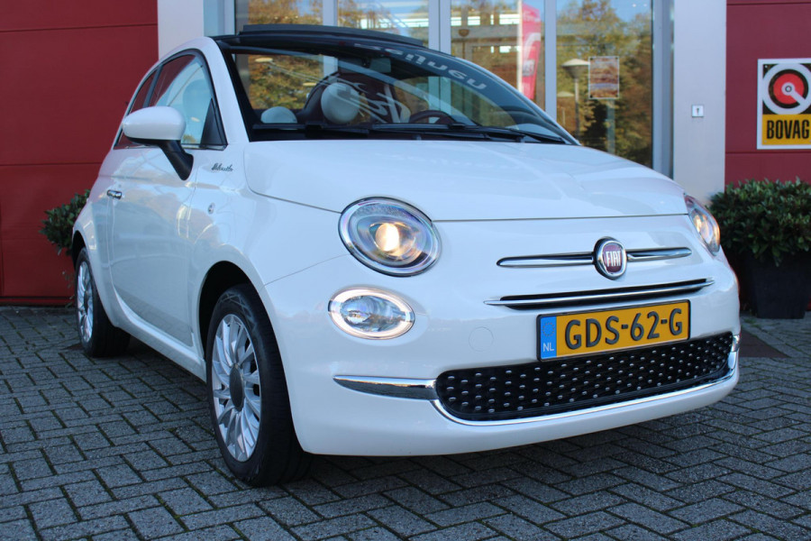 Fiat 500 1.0 72PK HYbrid DOLCEVITA CABRIO | ELEKRISCH BEDIENBAAR CABRIODAK | CLIMATE CONTROL | DAB+ RADIO | CRUISE CONTROL | HALF STOF HALF LEDEREN BEKLEDING | 15"LICHT METALEN VELGEN | LED DAGRIJ VERLICHTING | Fiat 500 1.0 72PK HYbrid DOLCEVITA CABRIO | ELEKRISCH BEDIENBAAR CABRIODAK | CLIMATE CONTROL | DAB+ RADIO | CRUISE CONTROL | HALF STOF HALF LEDEREN BEKLEDING | 15"LICHT METALEN VELGEN | LED DAGRIJ VERLICHTING |