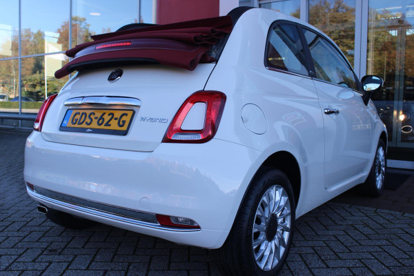 Fiat 500 1.0 72PK HYbrid DOLCEVITA CABRIO | ELEKRISCH BEDIENBAAR CABRIODAK | CLIMATE CONTROL | DAB+ RADIO | CRUISE CONTROL | HALF STOF HALF LEDEREN BEKLEDING | 15"LICHT METALEN VELGEN | LED DAGRIJ VERLICHTING | Fiat 500 1.0 72PK HYbrid DOLCEVITA CABRIO | ELEKRISCH BEDIENBAAR CABRIODAK | CLIMATE CONTROL | DAB+ RADIO | CRUISE CONTROL | HALF STOF HALF LEDEREN BEKLEDING | 15"LICHT METALEN VELGEN | LED DAGRIJ VERLICHTING |