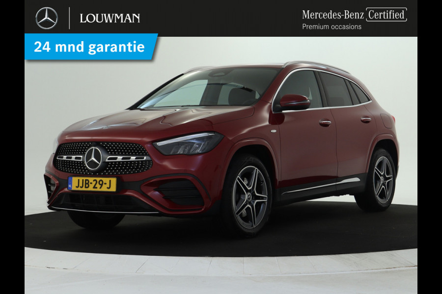 Mercedes-Benz GLA 250 e Business Solution AMG AMG Line Advanced Plus | Trekhaak | Dodehoek Assist | 11 kW Laden | Stoel en Stuurverwarming. Inclusief 24 maanden MB Certified garantie voor Europa.