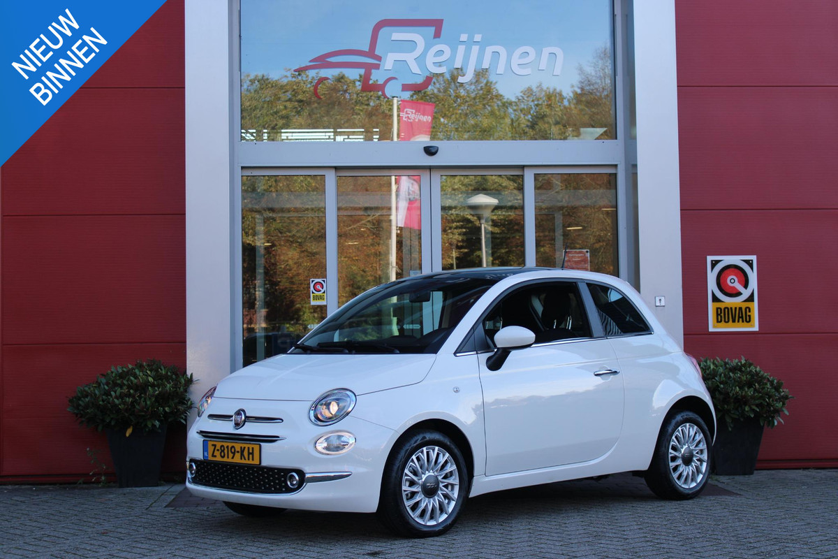 Fiat 500 1.0 72PK HYbrid DOLCEVITA FINALE | PANORAMA DAK | APPLE CARPLAY / ANDROID AUTO | ELEKTRISCHE RAMEN VOOR | PARKEERSENSOREN ACHTER |  LED DAGRIJVERLICHTING | 15"LICHTMETALEN VELGEN | CRUISE CONTROL | IN 2 DELEN NEERKLAPBARE ACHTERBANK | AIRCO | MISTLAMPEN VOOR | Fiat 500 1.0 72PK HYbrid DOLCEVITA FINALE | PANORAMA DAK | APPLE CARPLAY / ANDROID AUTO | ELEKTRISCHE RAMEN VOOR | PARKEERSENSOREN ACHTER |  LED DAGRIJVERLICHTING | 15"LICHTMETALEN VELGEN | CRUISE CONTROL | IN 2 DELEN NEERKLAPBARE ACHTERBANK | AIRCO | MISTLAMPEN VOOR |