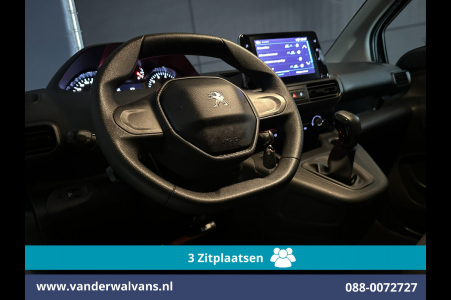 Peugeot Partner 1.5 BlueHDI L1H1 Euro6 Airco | 3-Zits | Apple Carplay | Android Auto | Cruisecontrol Parkeersensoren, Bijrijdersbank Peugeot Partner 1.5 BlueHDI L1H1 Euro6 Airco | 3-Zits | Apple Carplay | Android Auto | Cruisecontrol Parkeersensoren, Bijrijdersbank