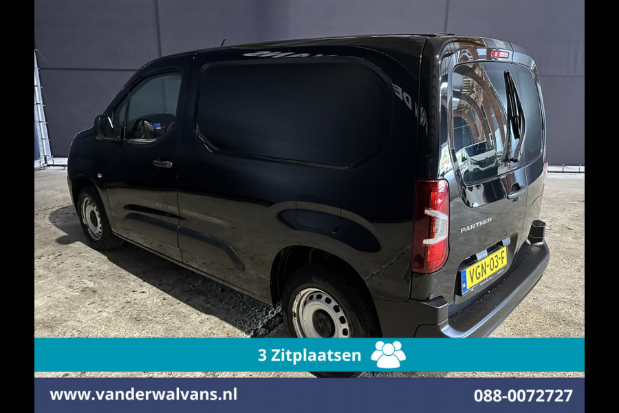 Peugeot Partner 1.5 BlueHDI L1H1 Euro6 Airco | 3-Zits | Apple Carplay | Android Auto | Cruisecontrol Parkeersensoren, Bijrijdersbank Peugeot Partner 1.5 BlueHDI L1H1 Euro6 Airco | 3-Zits | Apple Carplay | Android Auto | Cruisecontrol Parkeersensoren, Bijrijdersbank