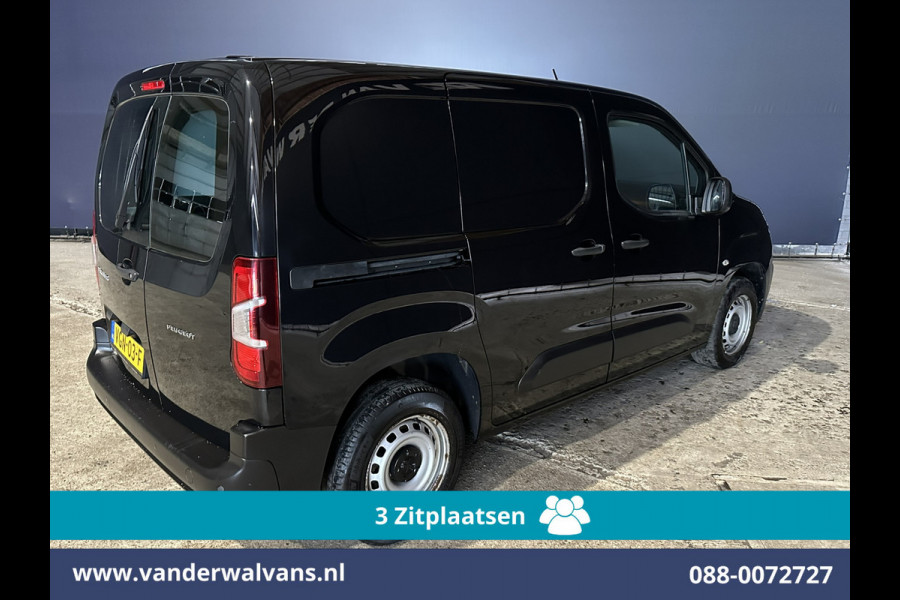 Peugeot Partner 1.5 BlueHDI L1H1 Euro6 Airco | 3-Zits | Apple Carplay | Android Auto | Cruisecontrol Parkeersensoren, Bijrijdersbank Peugeot Partner 1.5 BlueHDI L1H1 Euro6 Airco | 3-Zits | Apple Carplay | Android Auto | Cruisecontrol Parkeersensoren, Bijrijdersbank