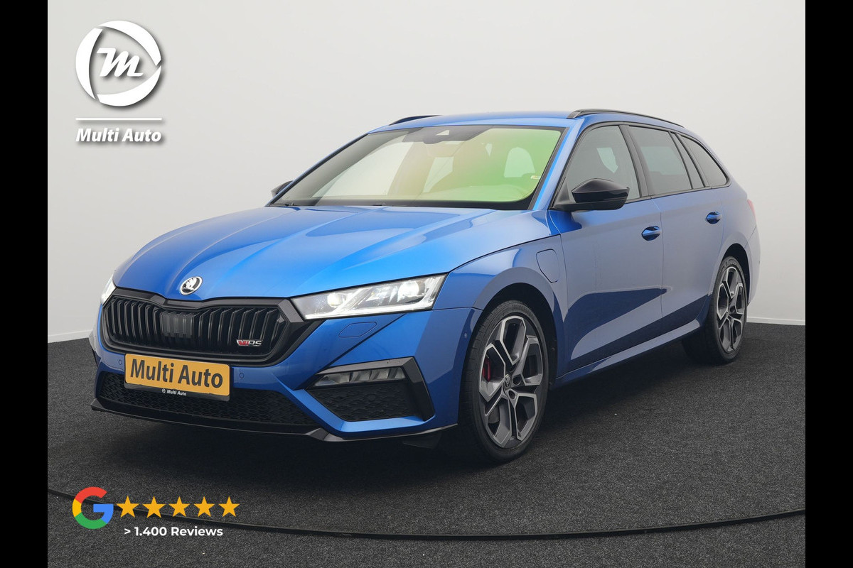 Škoda Octavia Combi 1.4 TSI RS iV Business Plug In Hybrid 245pk Dealer O.H PHEV | Adaptive Cruise | Camera | Sportstoelen Verwarmd | Apple Carplay | Navigatie | Crystal LED | Blis | Keyless | Stuur Verwarmd | Virtual | DAB | Škoda Octavia Combi 1.4 TSI RS iV Business Plug In Hybrid 245pk Dealer O.H PHEV | Adaptive Cruise | Camera | Sportstoelen Verwarmd | Apple Carplay | Navigatie | Crystal LED | Blis | Keyless | Stuur Verwarmd | Virtual | DAB |