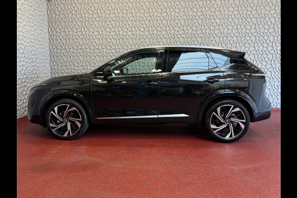 Nissan QASHQAI 1.3 MHEV 160PK TEKNA PLUS BOSE 20''LMV LEER ALCANTARA PANO MASSAGE BOSE STOEL/STUUR/RUIT VERW MATRIX.LED ELEK.KLEP HEADUP 20''LM 03/2025