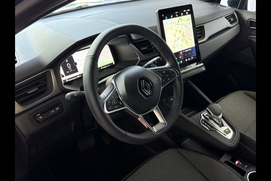 Renault Captur 1.3 MILD HYBRID 160 TECHNO CAMERA 18''LMV STOEL/STUUR .VERW PURE VISION LED 10'' R-LINK NAVI 2025 EDC-automaat (Efficiënt Dual Clutch) 7 Versnellingen 1200KG Trekgewicht