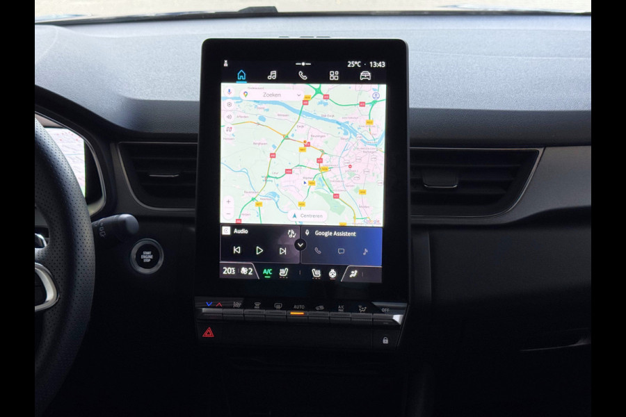 Renault Captur 1.3 MILD HYBRID 160 TECHNO CAMERA 18''LMV STOEL/STUUR .VERW PURE VISION LED 10'' R-LINK NAVI 2025 EDC-automaat (Efficiënt Dual Clutch) 7 Versnellingen 1200KG Trekgewicht