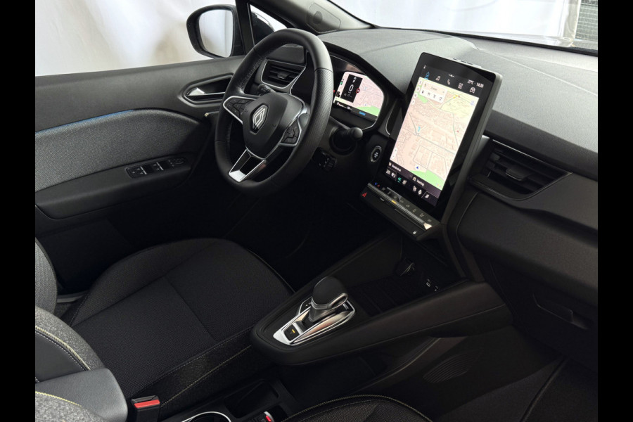 Renault Captur 1.3 MILD HYBRID 160 TECHNO CAMERA 18''LMV STOEL/STUUR .VERW PURE VISION LED 10'' R-LINK NAVI 2025 EDC-automaat (Efficiënt Dual Clutch) 7 Versnellingen 1200KG Trekgewicht