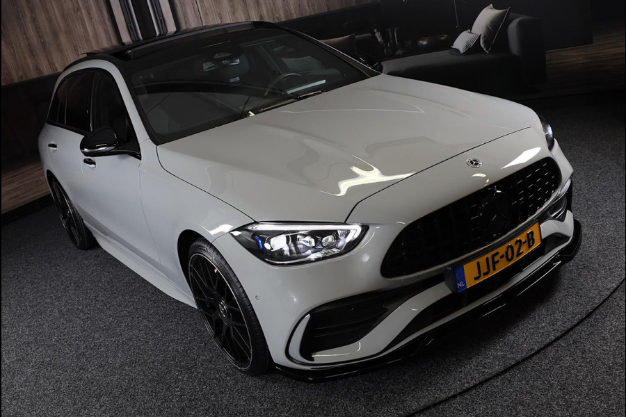 Mercedes-Benz C-Klasse Estate 300 e AMG 63 Look / Massage / Burmester / Head Up / 360 Camera / Acc / Elek Stoelen / Open Pano / 20