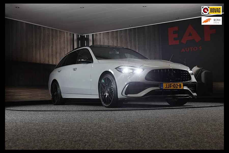 Mercedes-Benz C-Klasse Estate 300 e AMG 63 Look / Massage / Burmester / Head Up / 360 Camera / Acc / Elek Stoelen / Open Pano / 20